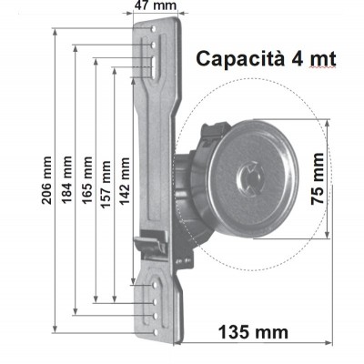 Avvolgitore UNIVERSALE 04 mt