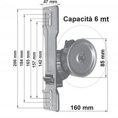 Avvolgitore UNIVERSALE 06 mt