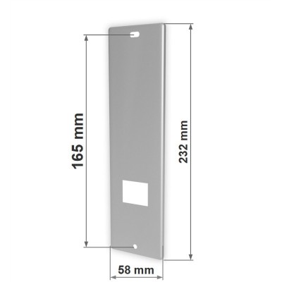 Placca UNI Interasse 165 mm...